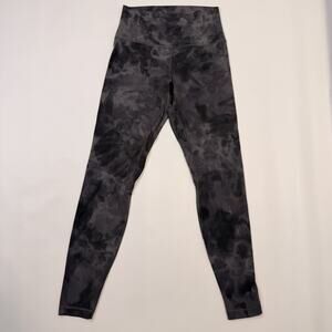 Lululemon Align Leggings Womens 8 Gray Tie Dye High Rise Ankle Yoga Pants
